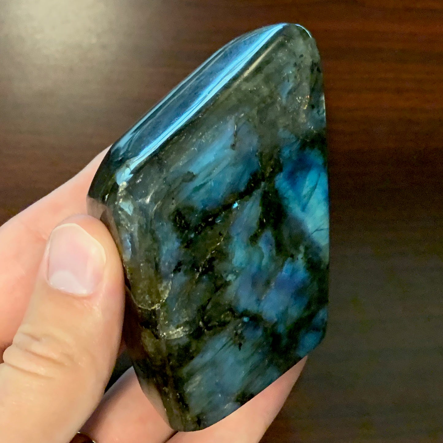 3.2" Polished Labradorite from Madagascar