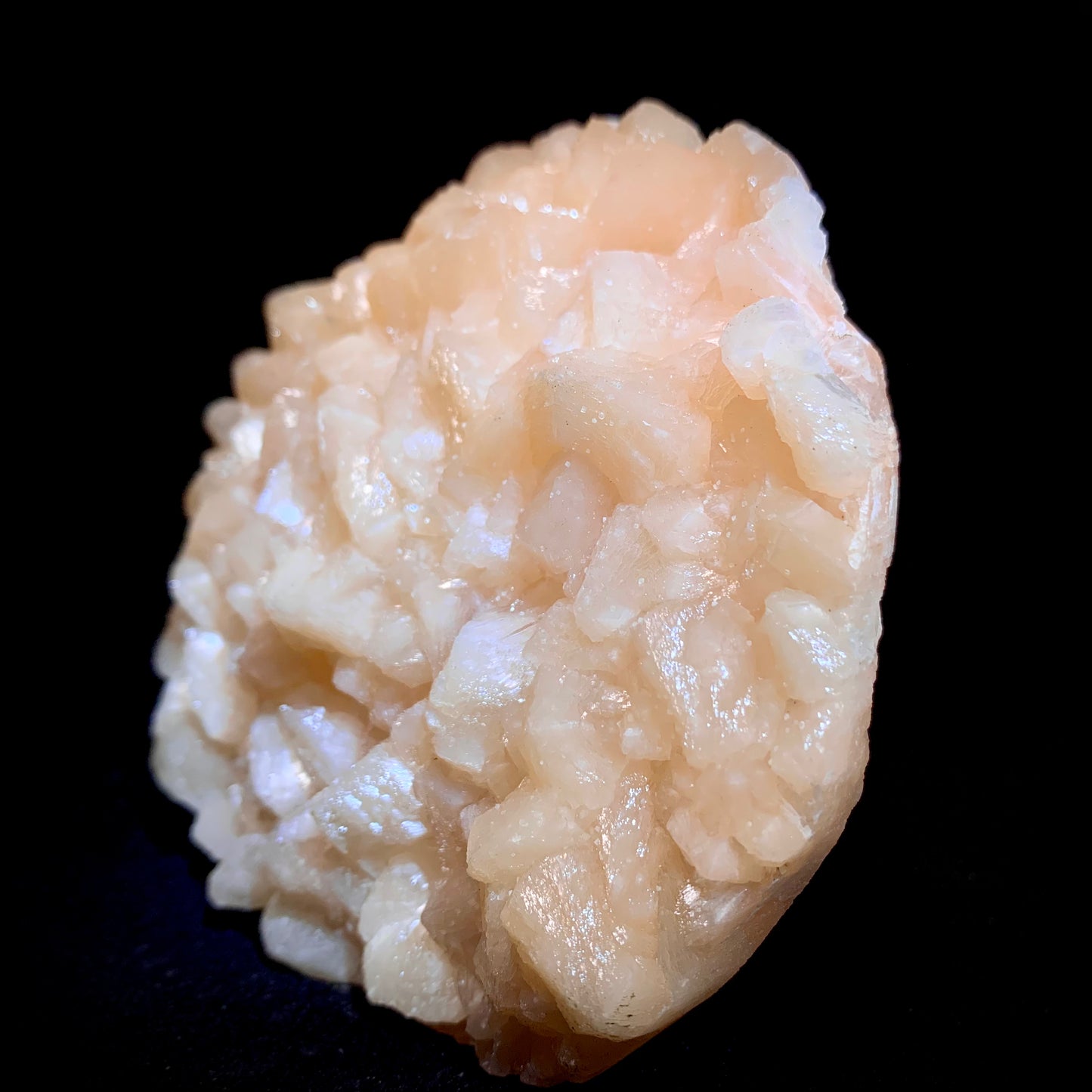 4.5" Rose Pink Stilbite Crystal Cluster