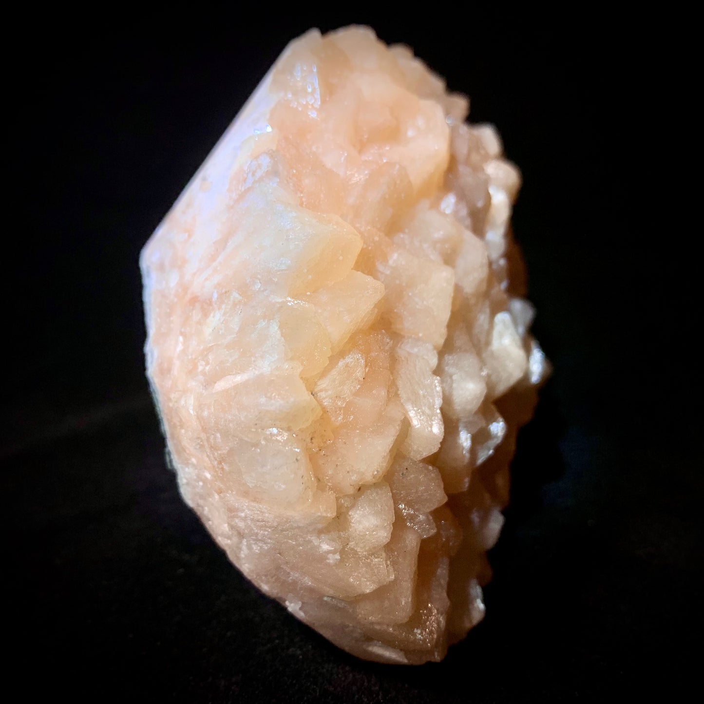 4.5" Rose Pink Stilbite Crystal Cluster