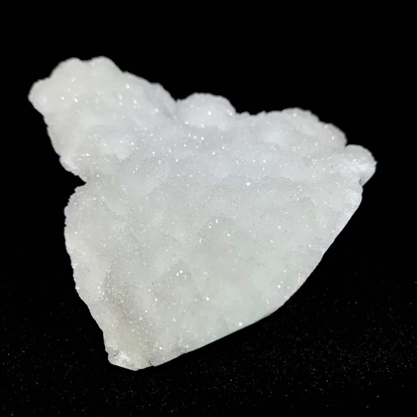 5" White Botryoidal Druzy Apophyllite Crystal Cluster