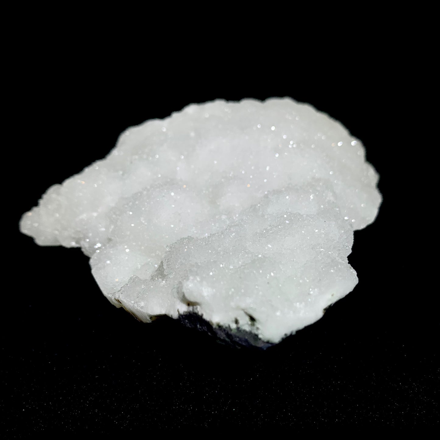 5" White Botryoidal Druzy Apophyllite Crystal Cluster