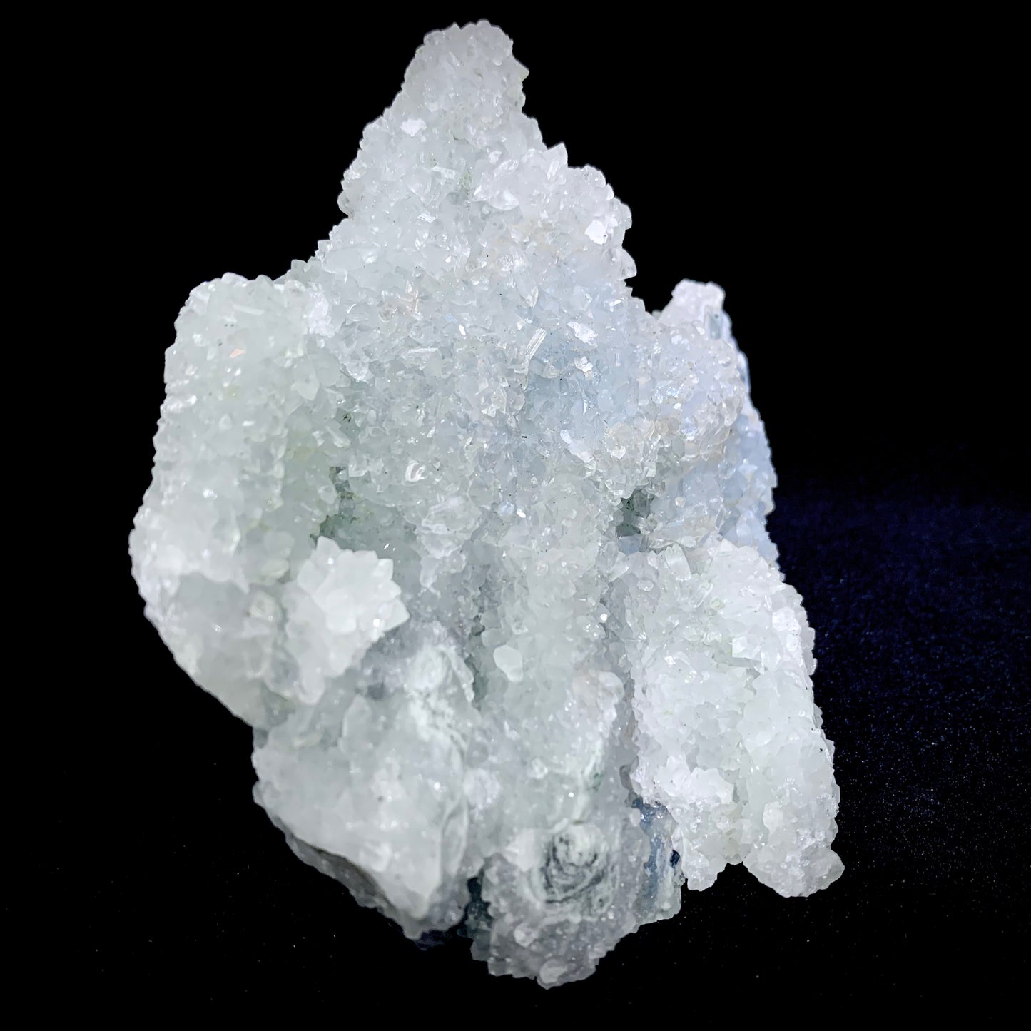 5" Blue Druzy Apophyllite Crystal Cluster