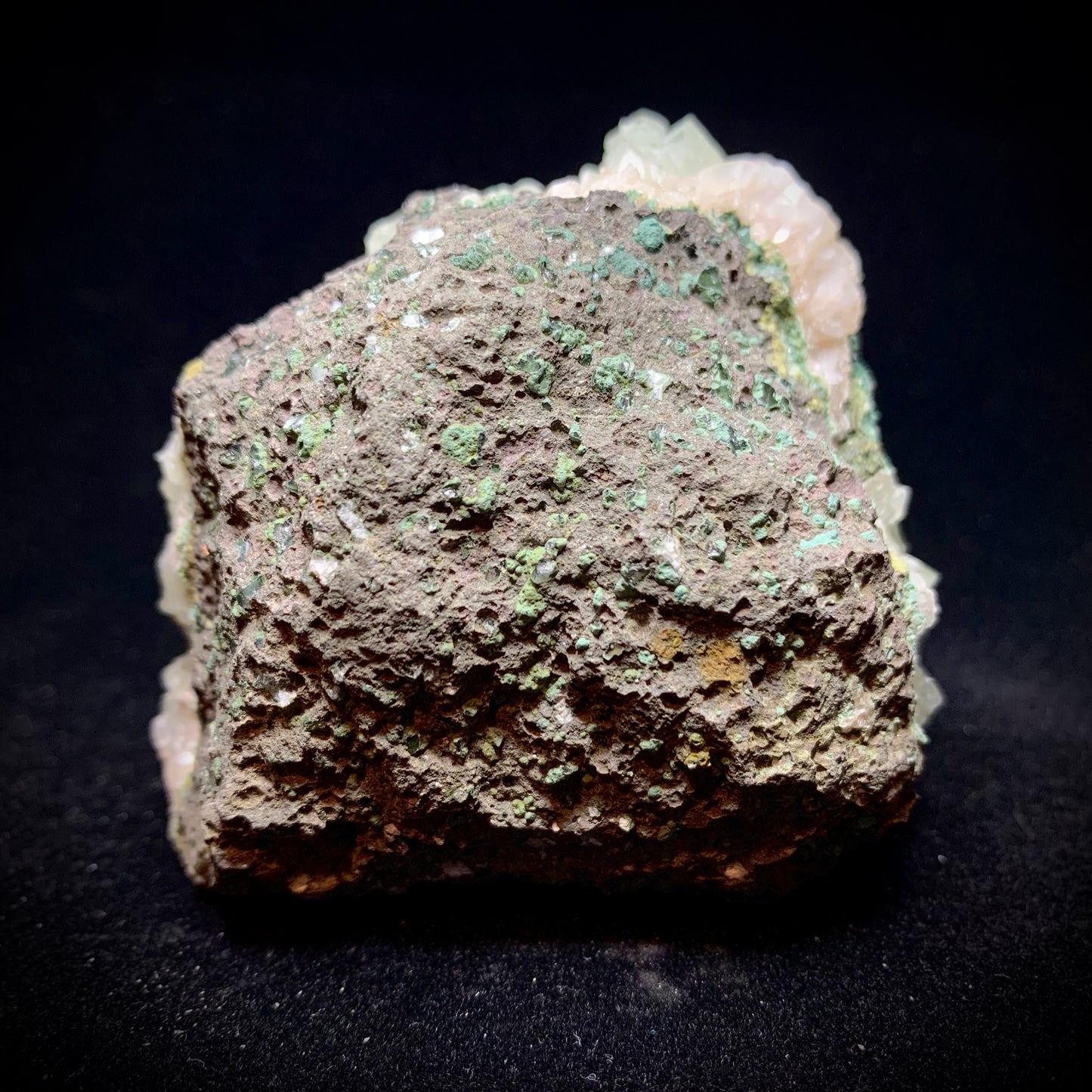 3.3" Rare Green Apophyllite Crystal Cluster