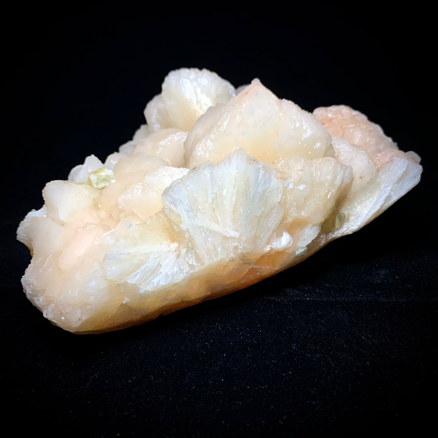 6.5" Light-pink Stilbite Crystal Cluster