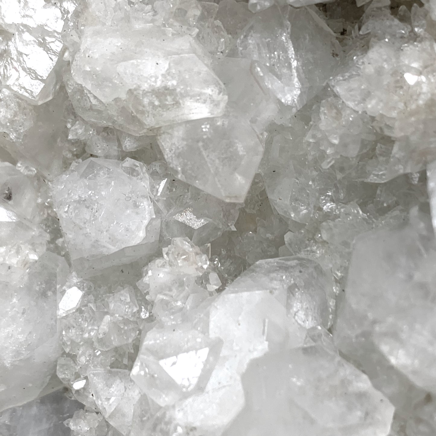 4.5" Large Clear Apophyllite Crystal Cluster