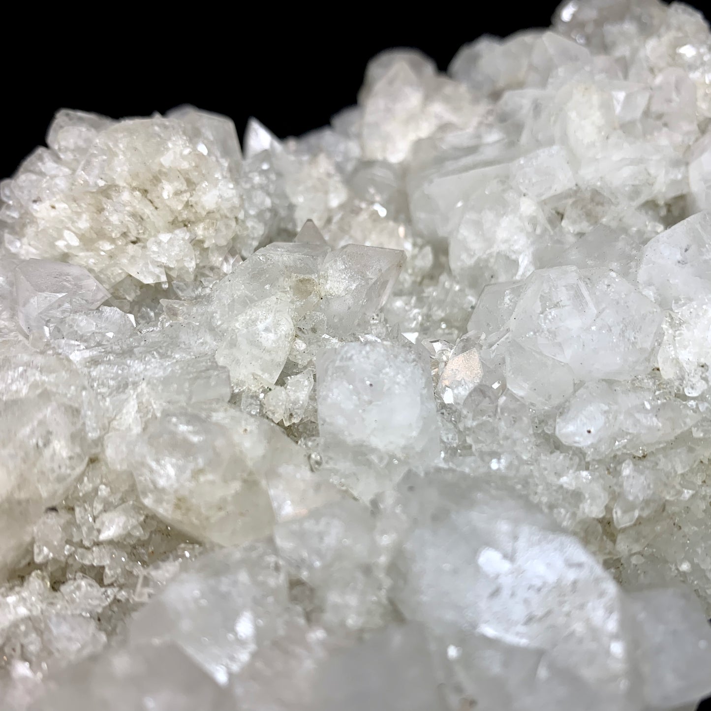 4.5" Large Clear Apophyllite Crystal Cluster