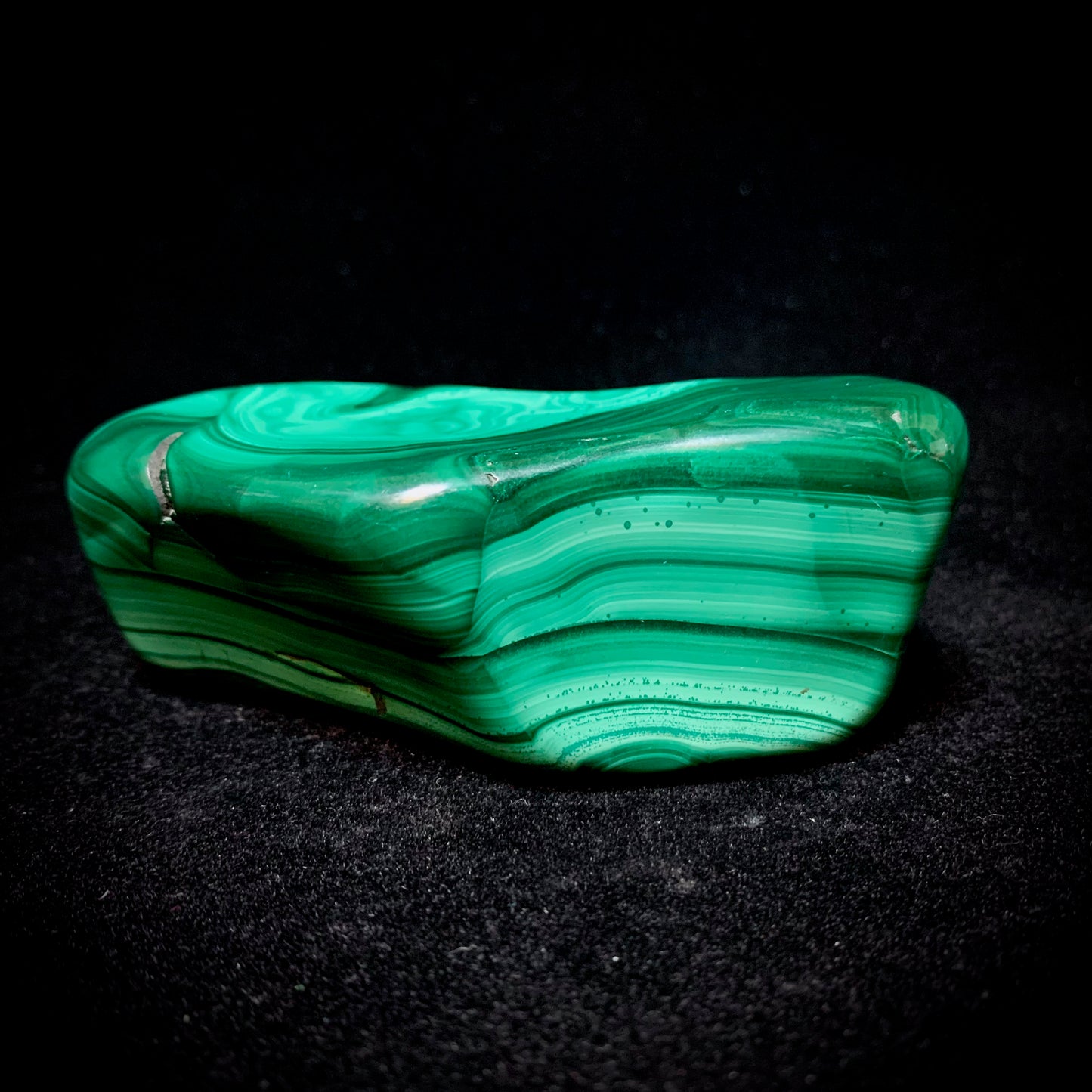 3.5" Polished Malachite from Africa, Free-form