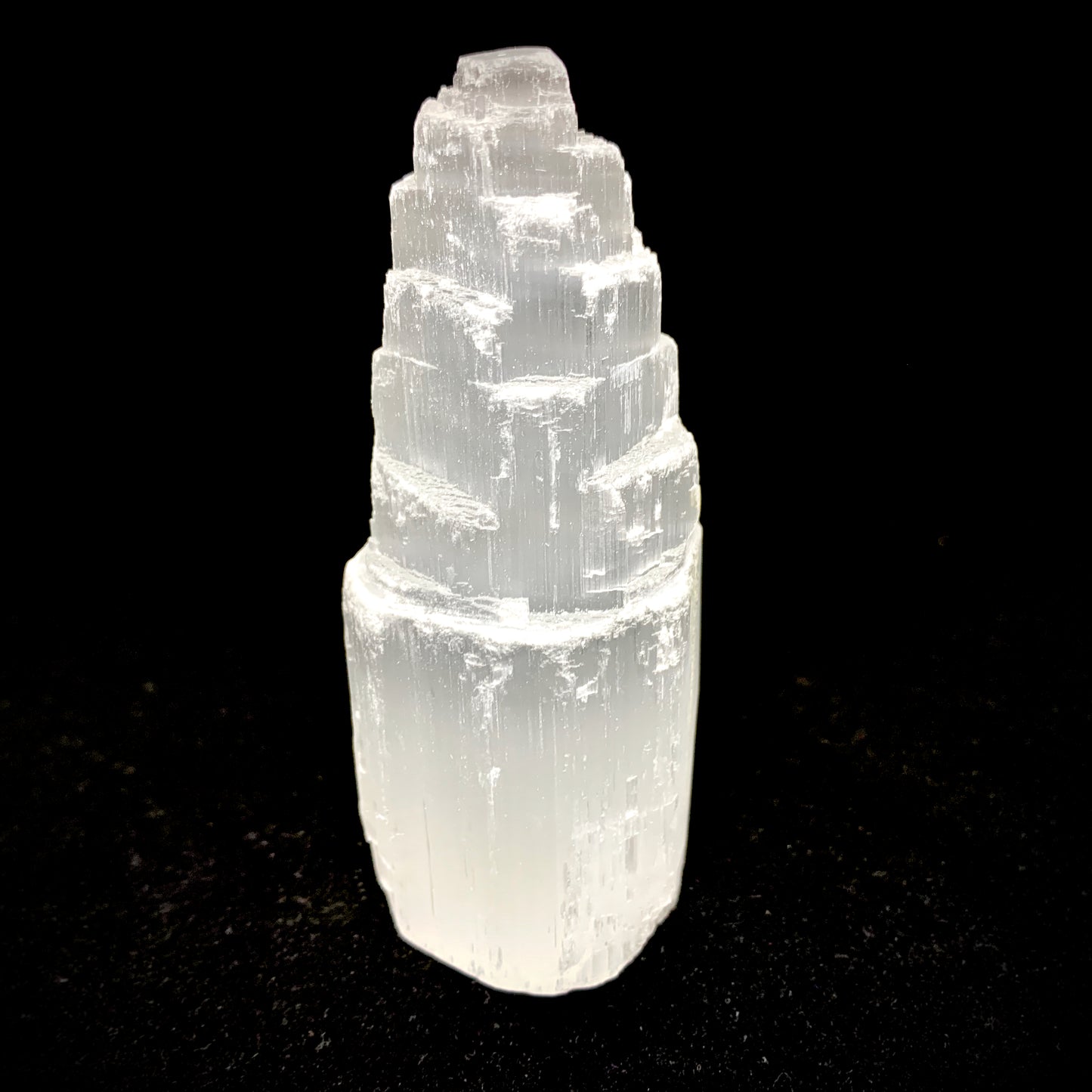 4" Moroccan Selenite Tower
