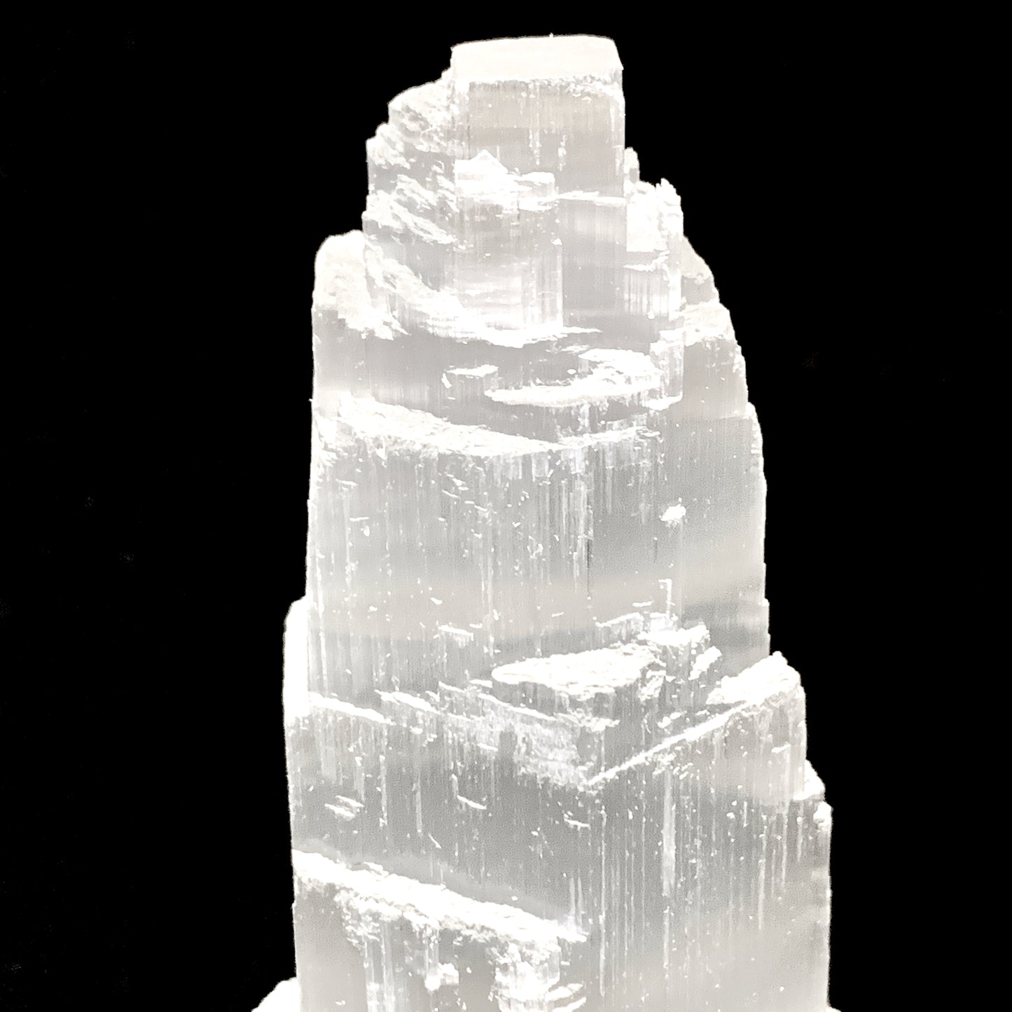6" Moroccan Selenite Tower