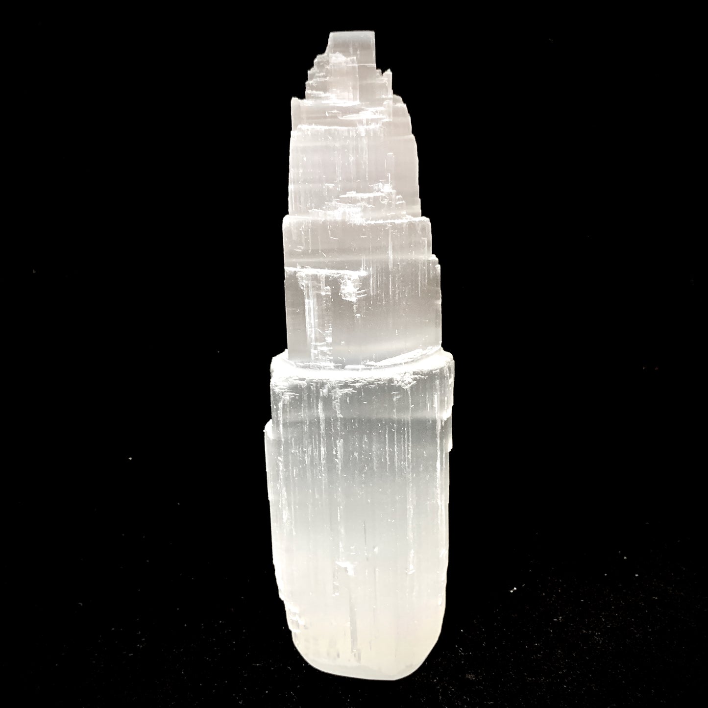6" Moroccan Selenite Tower