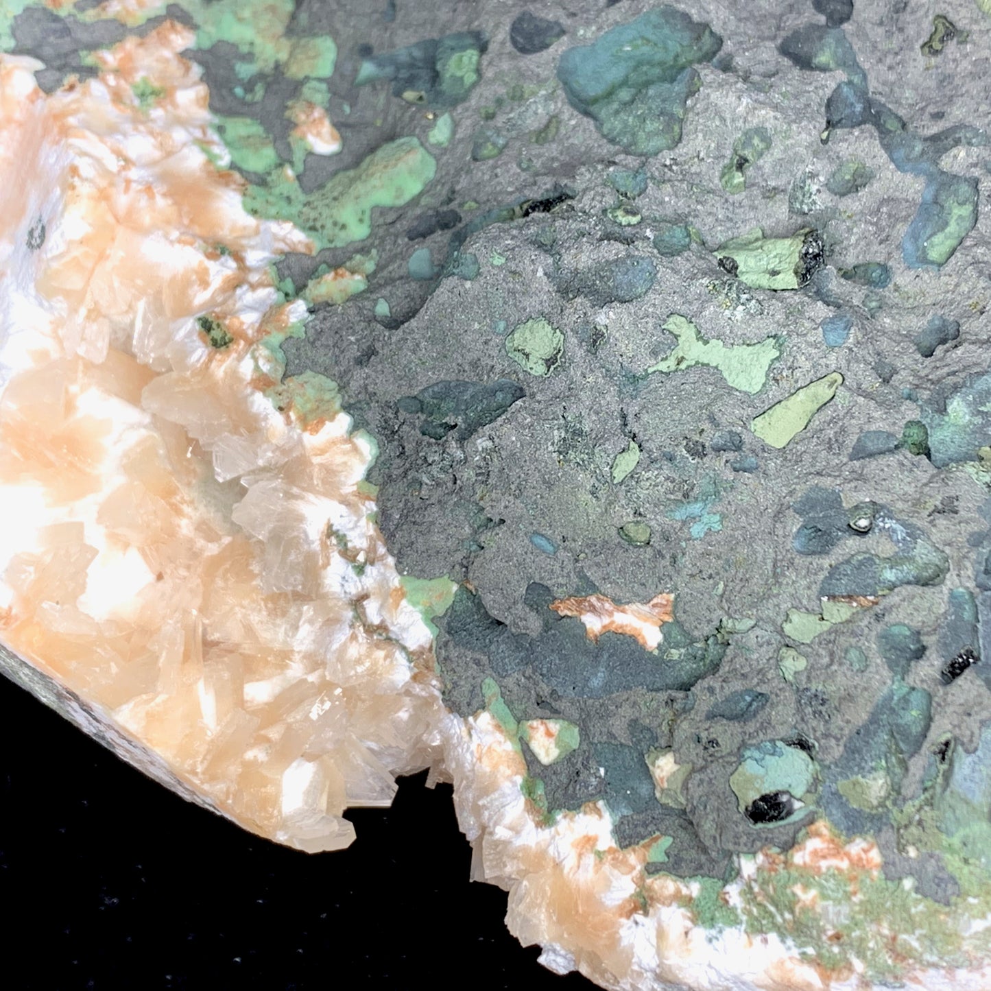 7.3" Pink Heulandite Crystal Cluster