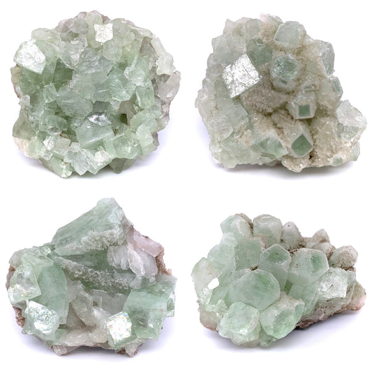 2" Green Apophyllite Crystals