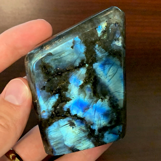 3.2" Polished Labradorite from Madagascar