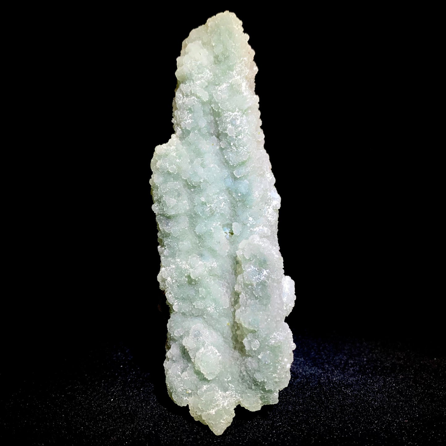 5.3" Teal Botryoidal Druzy Apophyllite Crystal Cluster