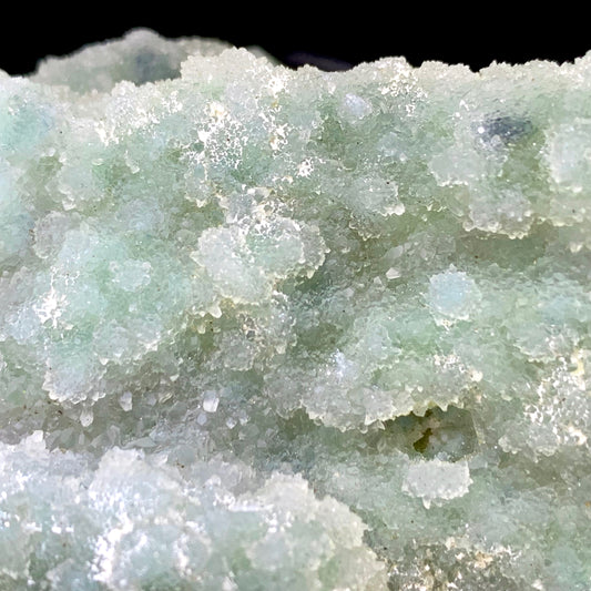 5.3" Teal Botryoidal Druzy Apophyllite Crystal Cluster