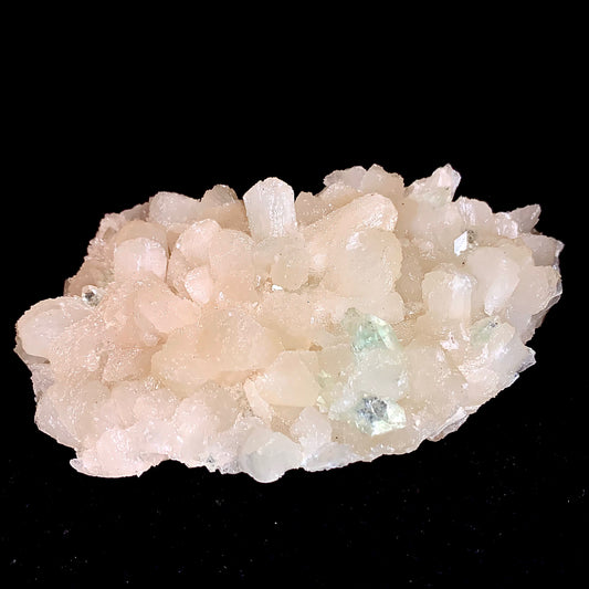 5.8" Druzy Peach and Green Apophyllite Crystal Cluster