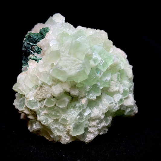 3.3" Rare Green Apophyllite Crystal Cluster
