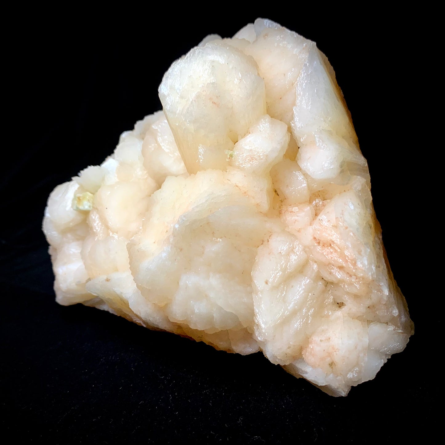 6.5" Light-pink Stilbite Crystal Cluster