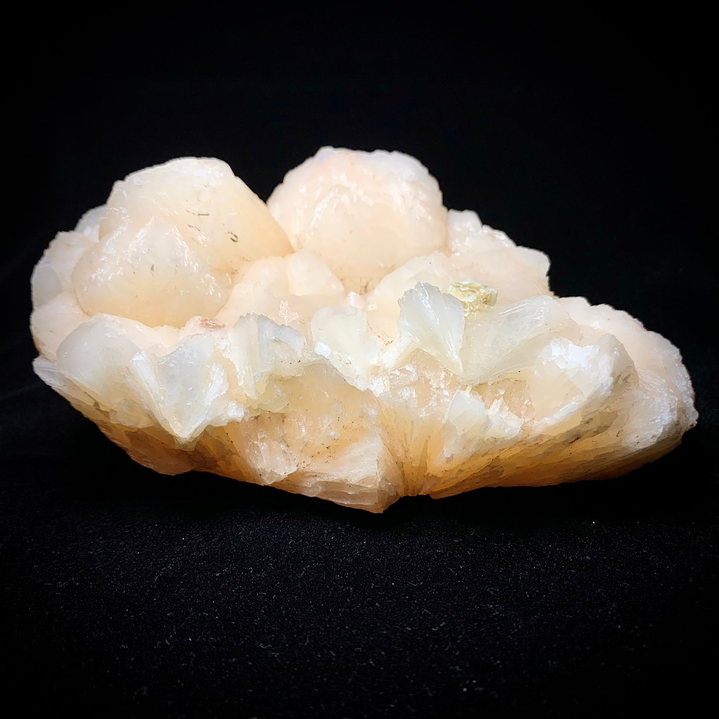 6.5" Light-pink Stilbite Crystal Cluster