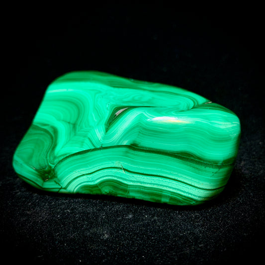 3.5" Polished Malachite from Africa, Free-form