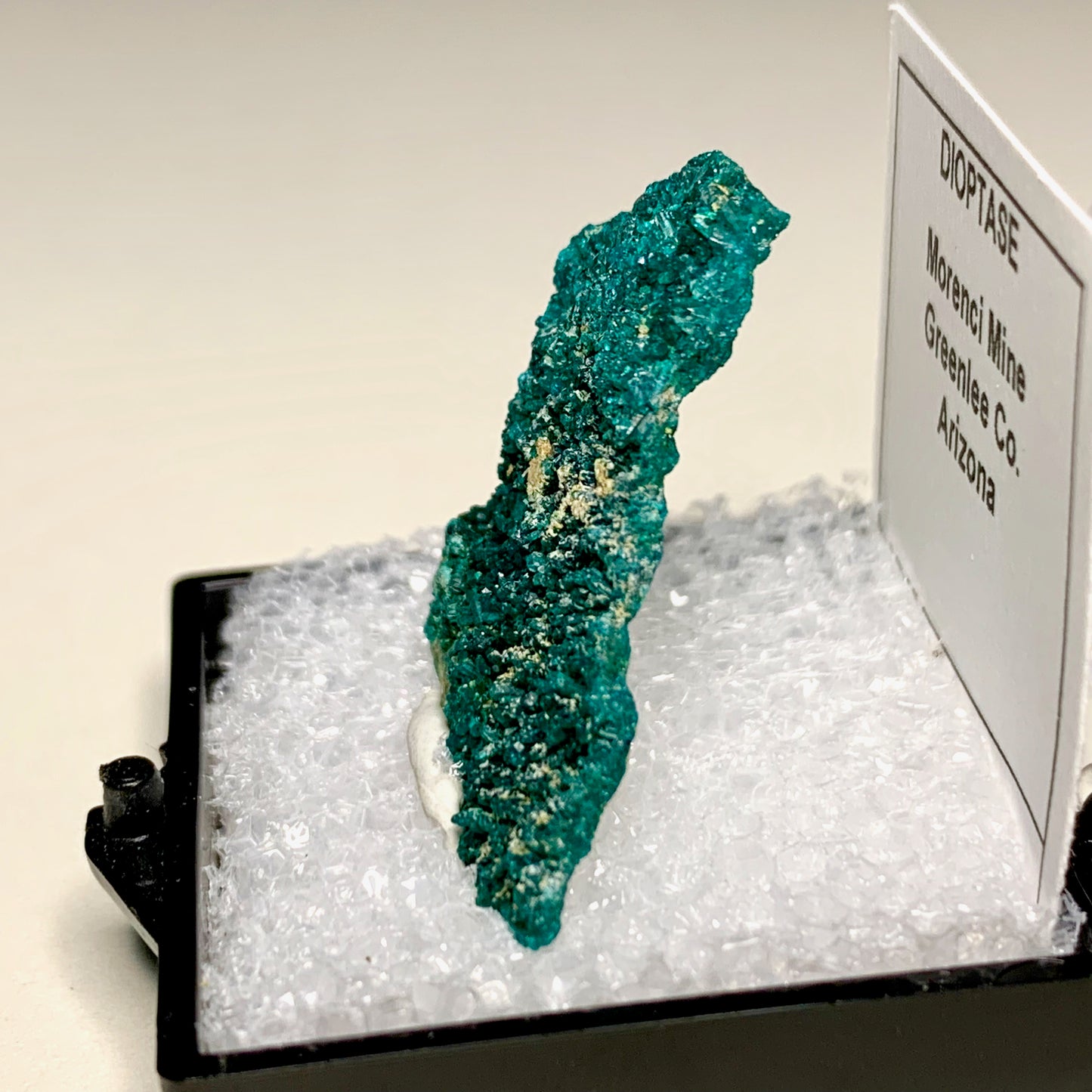 Dioptase from Morenci Mine, Arizona