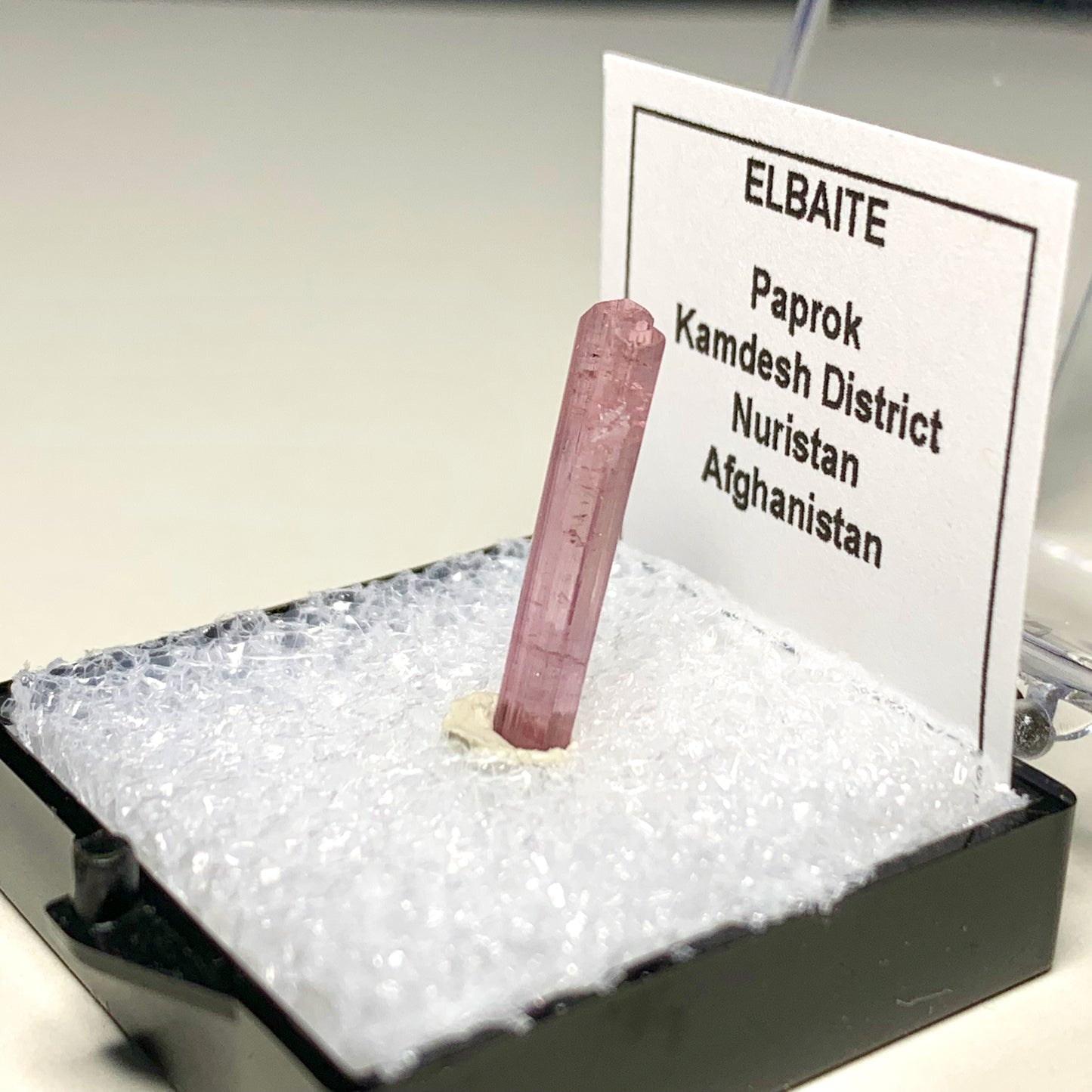 Elbaite from Afghanistan