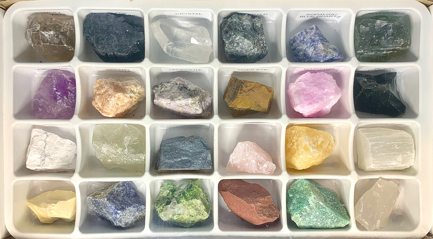 24 Assorted Crystals from Brazil