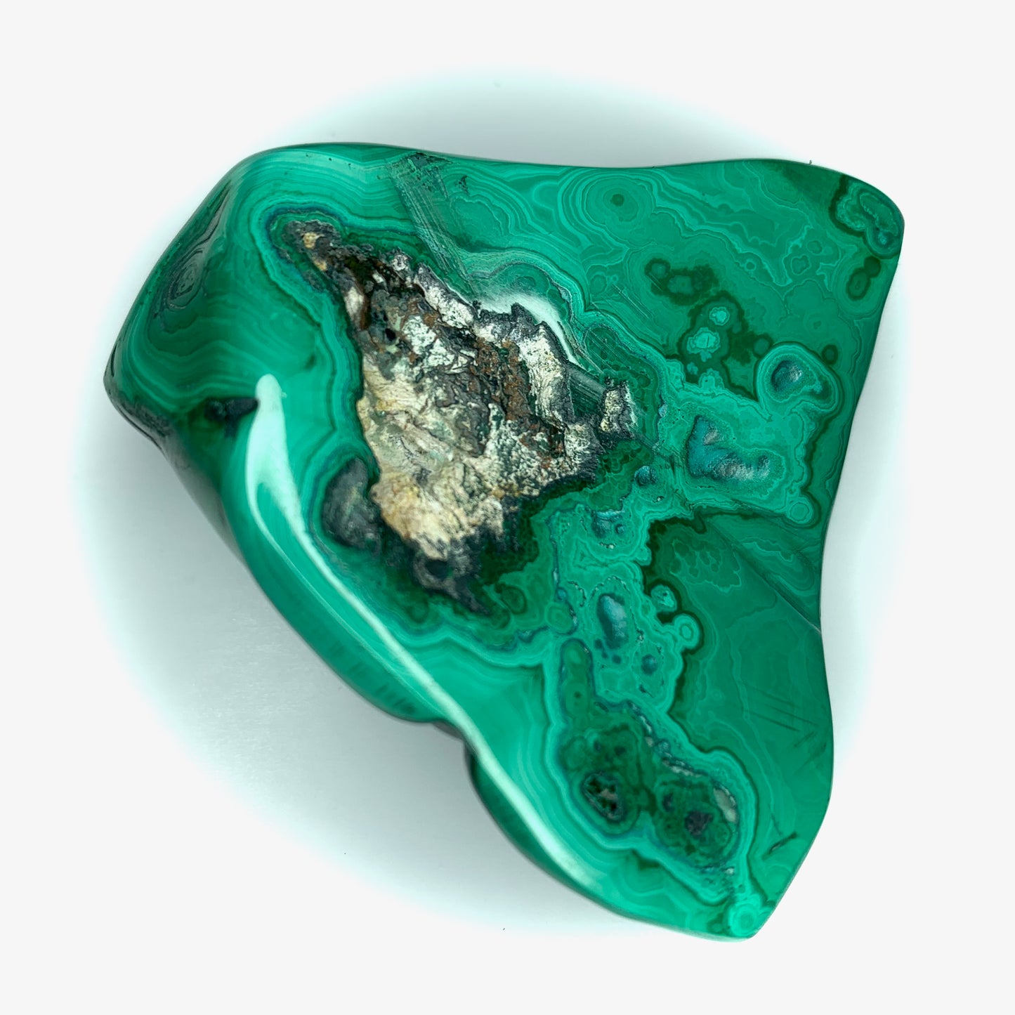 2.3" Polished African Malachite, Free-form