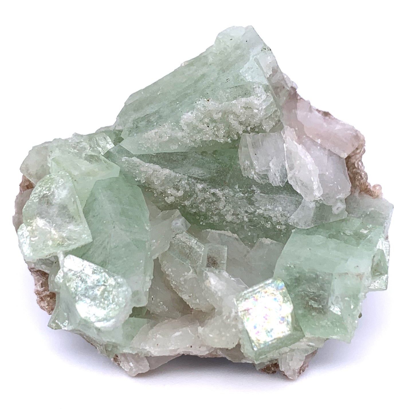 2" Green Apophyllite Crystals