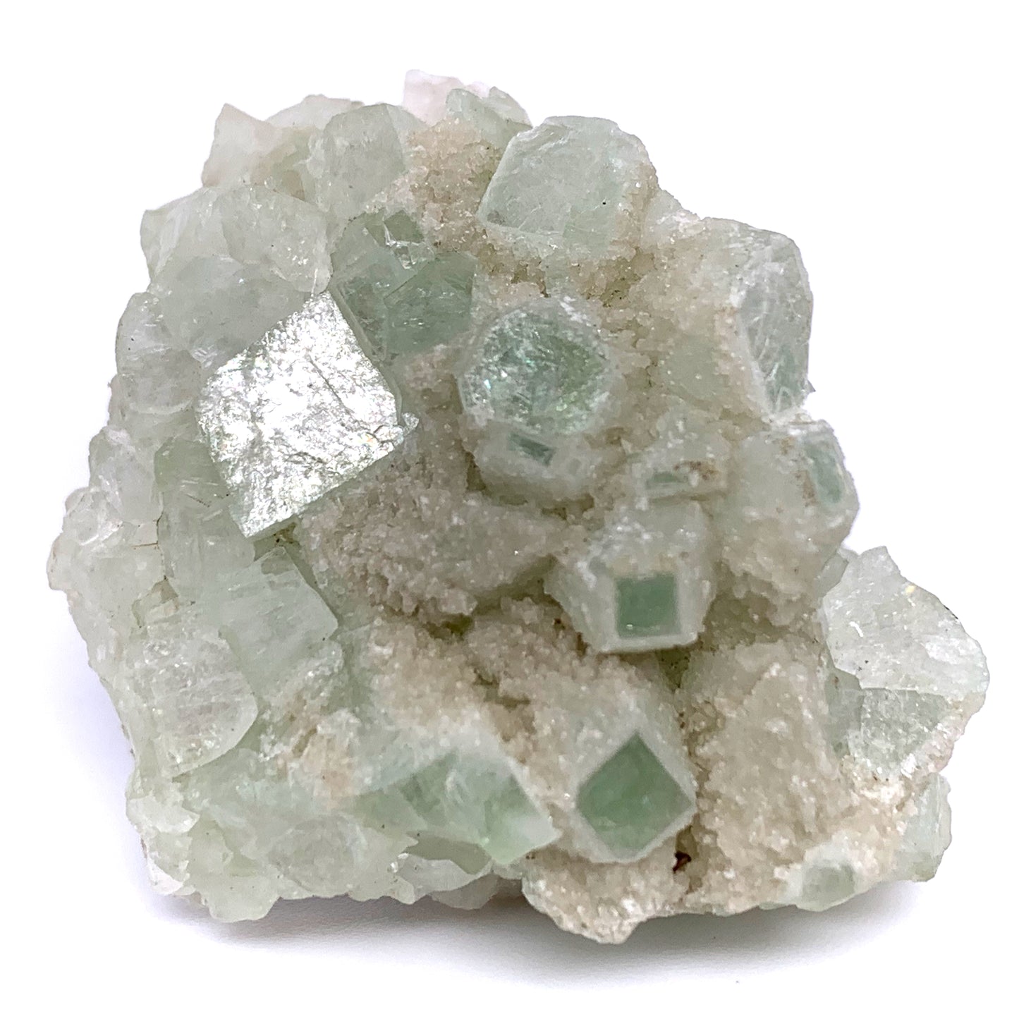 2" Green Apophyllite Crystals